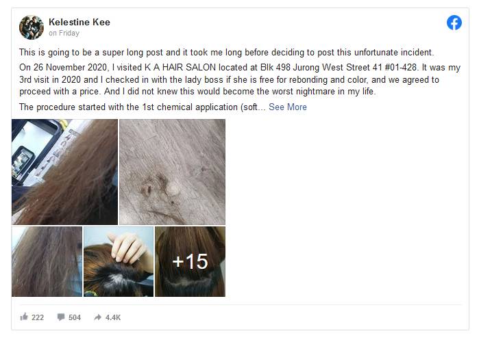 烫头吗?烫到头顶直接“破洞”