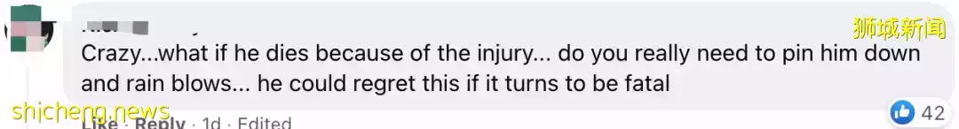 視頻曝光！新加坡兩男子大街上憤怒互毆，一人滿臉是血