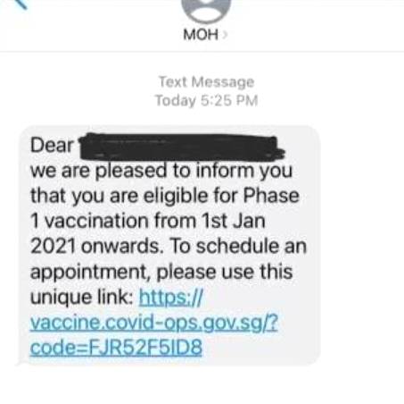 李顯龍:打完疫苗這幾天感覺良好!收到這個簡訊,就輪到你了