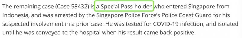 偷渡團夥成員確診新冠！網友建議他遊泳離開新加坡