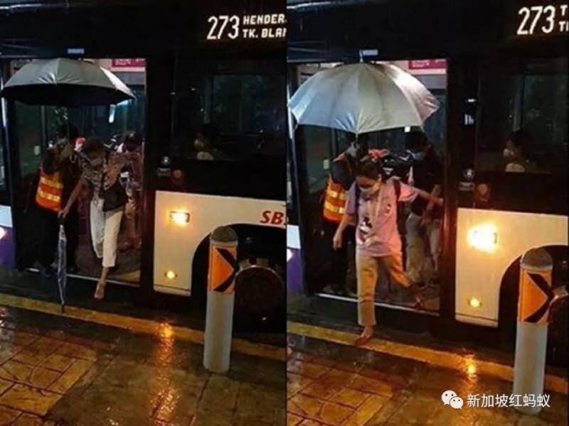 ​72歲巴士車長貼心爲上下車乘客撐傘擋雨　45年來風雨不改