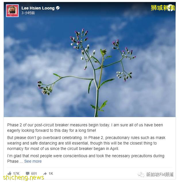新加坡進入解封第二階段 李顯龍總理籲國人勿“慶祝過了頭”!