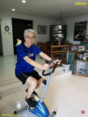 陈澍城忙家务与运动 宅在家 反瘦2公斤