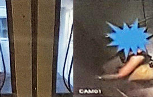 无良女居民 血涂升降机门 网民猜测是经血