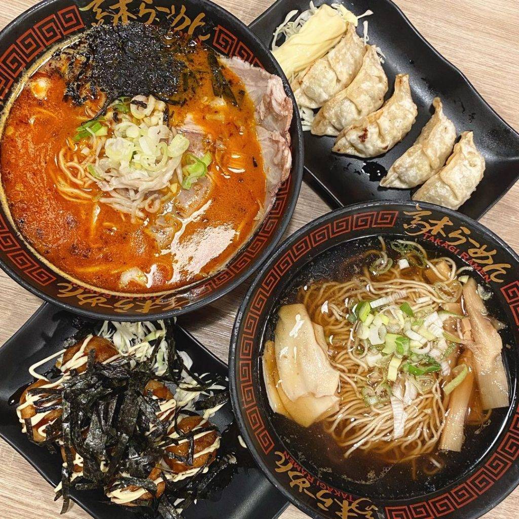 跨年夜後吃拉面🍜“Takagi Ramen”深夜食堂! 24小時無間斷營業,辣椒螃蟹+鹹蛋黃風味拉面