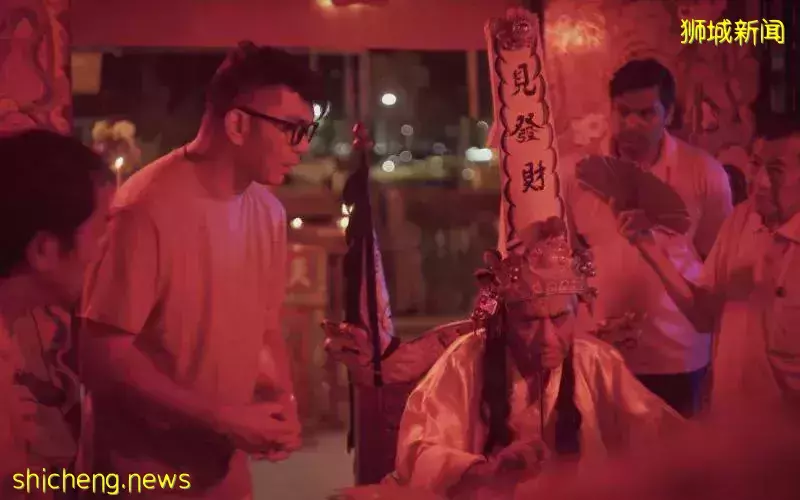 新片为拍乩童上身  陈子谦亲问神