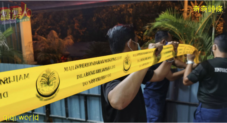 ◤复管令SOP◢3餐厅遭查封！柜台没标安全距离 建筑物外摆放桌椅等