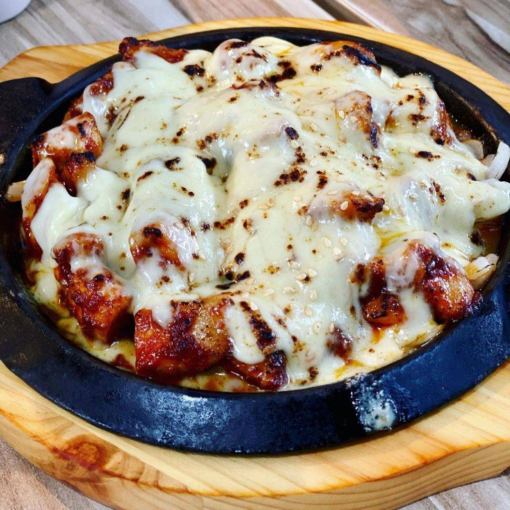 HoHo Korean Restaurant芝士辣炒鸡肉🧀超强拉丝、香辣微甜,刷爆你的卡路里😈