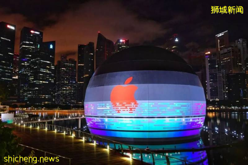 搶先看！新加坡第三家蘋果店竟開在水上！外形酷炫已刷屏