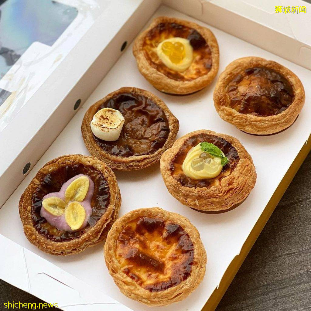 蛋挞人生开店啦！葡式蛋挞8种口味任你选🤤酥脆挞皮+顺滑内馅、每粒$2起🛒 