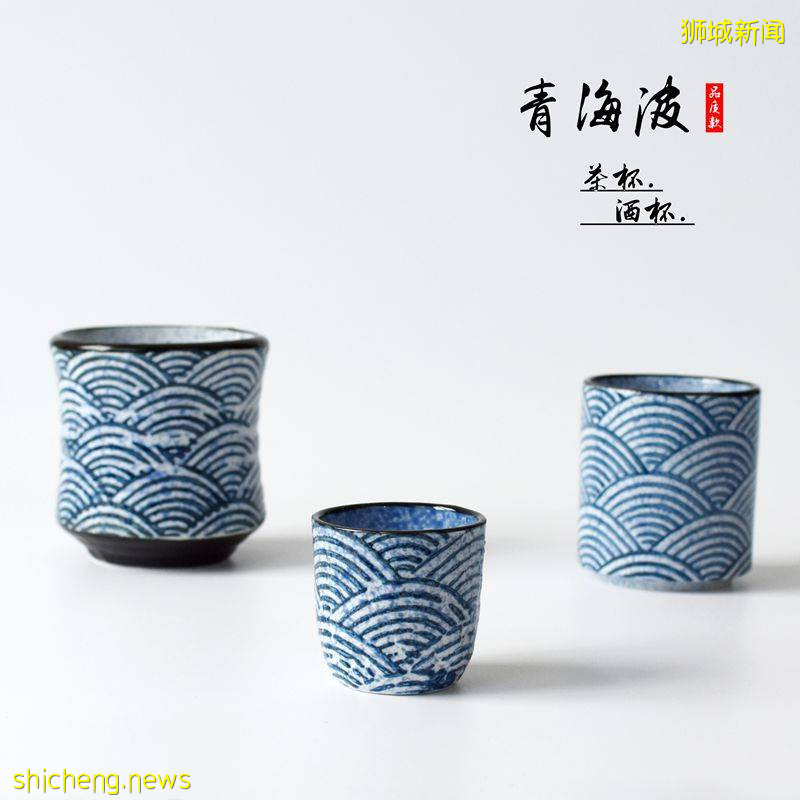 和李总理get同款瓷杯😍日式风格、小巧精致，做工精细高颜值💯一起买买买🛒 