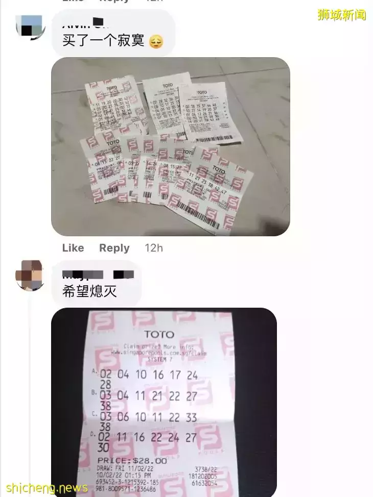 8人平分1900萬新幣！新加坡全民瘋狂買彩票、鋪滿整個房間！他連中頭獎+二獎