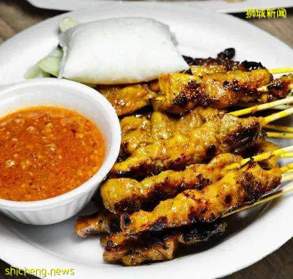 新加坡最好吃的沙嗲串，必须是大巴窑这家