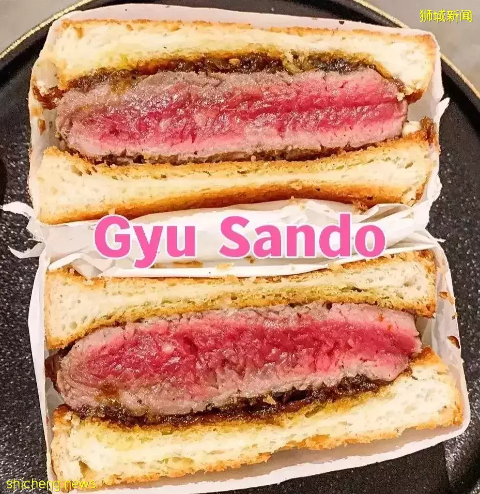 推荐!新加坡日系INS餐厅,看到第一个牛排三明治,已经流口水