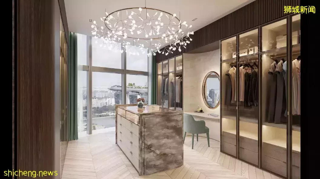 濱海灣居(Marina Bay Residences)的 "空中別墅 "售價1.1111億新元