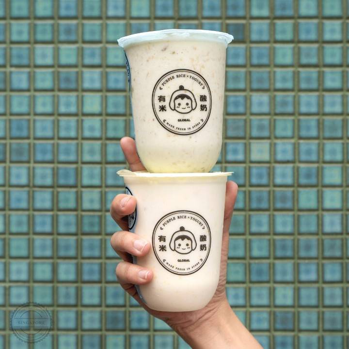 有米酸奶開到Tampines Mall 和 Hougang Mall!全店買一送一!越喝越有米的低卡神仙飲料