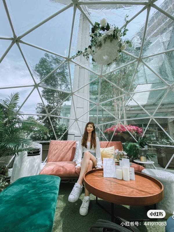 颜控必去🧚🏻♀️ 神仙透明圆顶咖啡屋!十月份限定活动,快闪倒计时 🔔