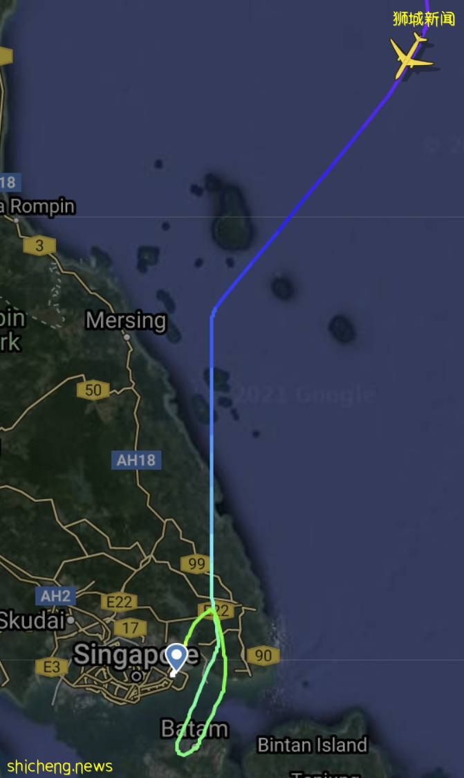 在廣州飛往新加坡的航班上，我發現了不一樣的風景