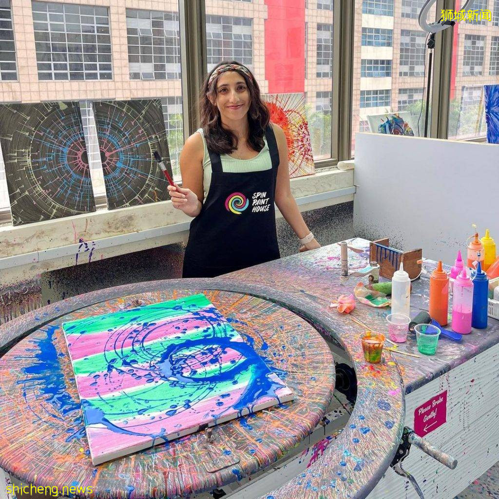 另類繪畫方式🎨“Spin Paint House”給你體驗旋轉Art Jamming！放飛自我、轉出亮麗色彩線條😎
