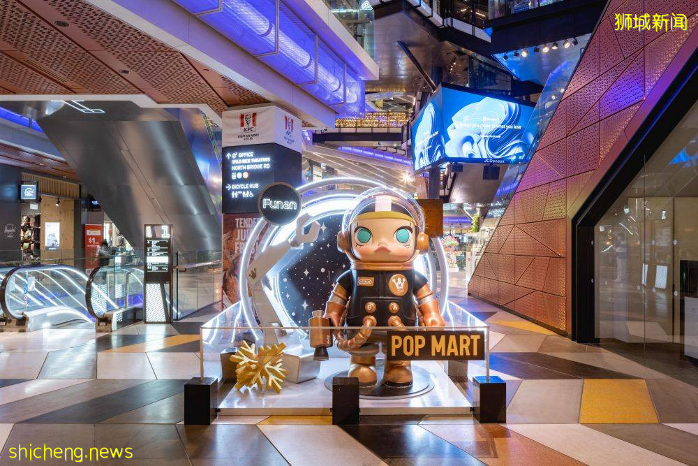 凯德集团旗下商场,推出巨型泡泡玛特Jolly Molly圣诞装饰,快来打卡收集