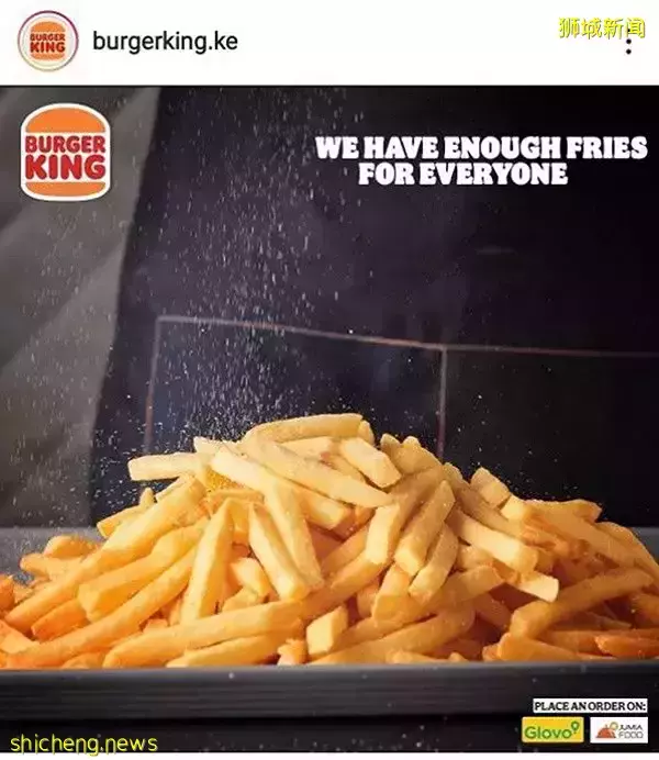 紧张！新加坡各大快餐店也闹起了“薯条荒”