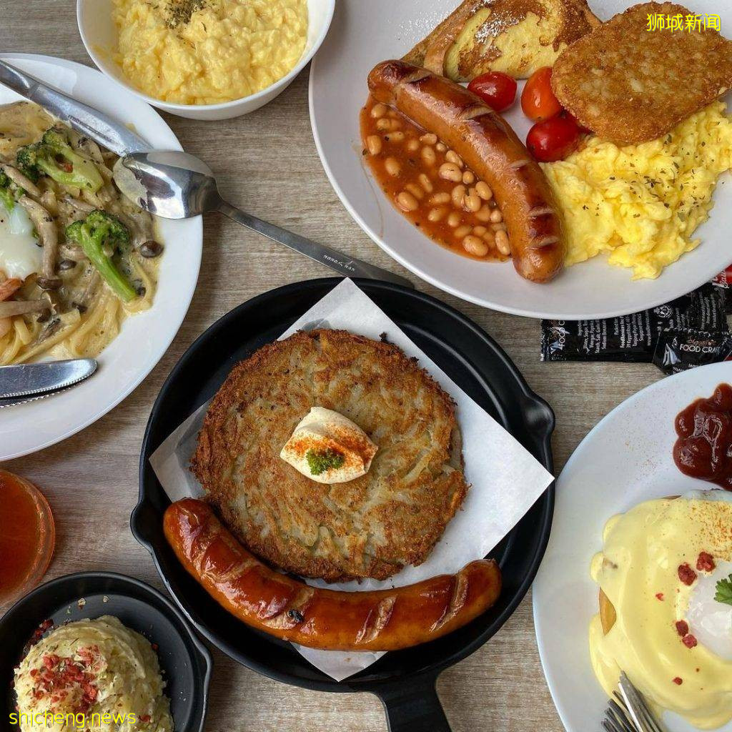 小贩中心隐藏版“高级”早餐店🍳 早餐套餐+经典西餐两种选择！摆盘超精致、味道更一流🤤 