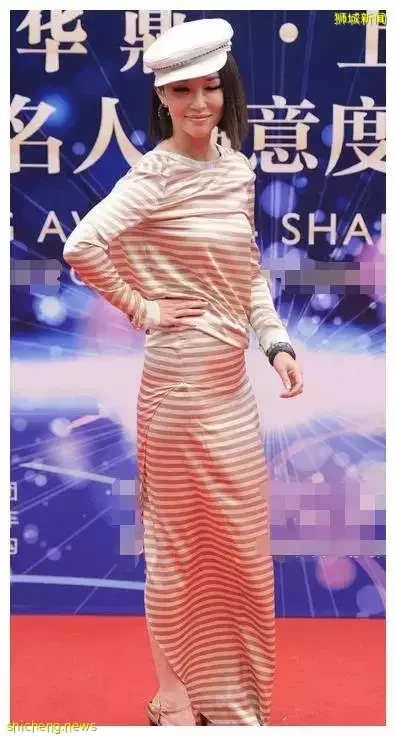 新加坡第一美范文芳,48岁颜值有点僵,可她超模般的身材值得肯定