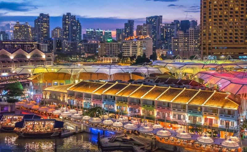 新加坡獨特又迷人的碼頭