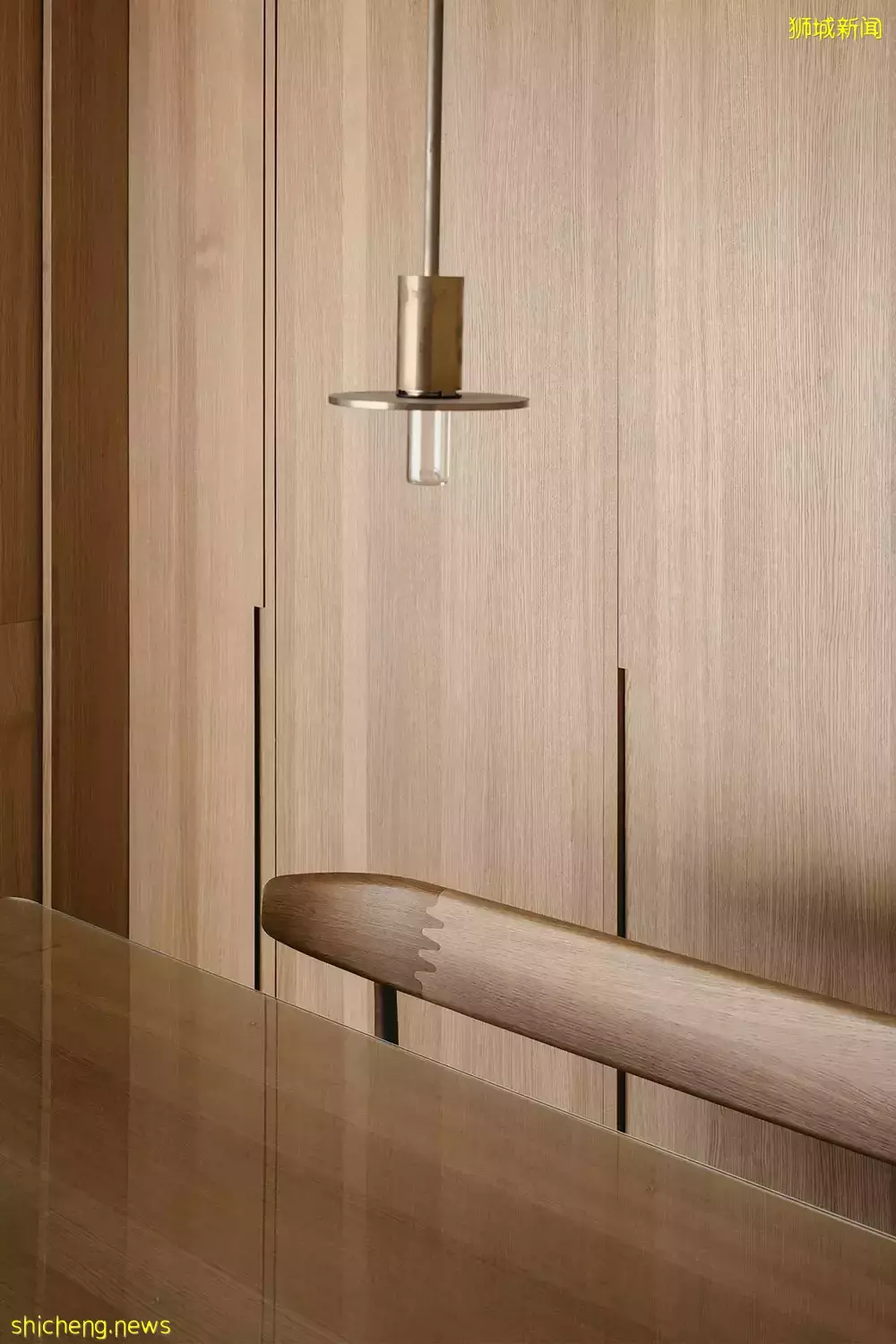 新加坡Soleil公寓，原木色帶來的禅意，​Monocot Studio