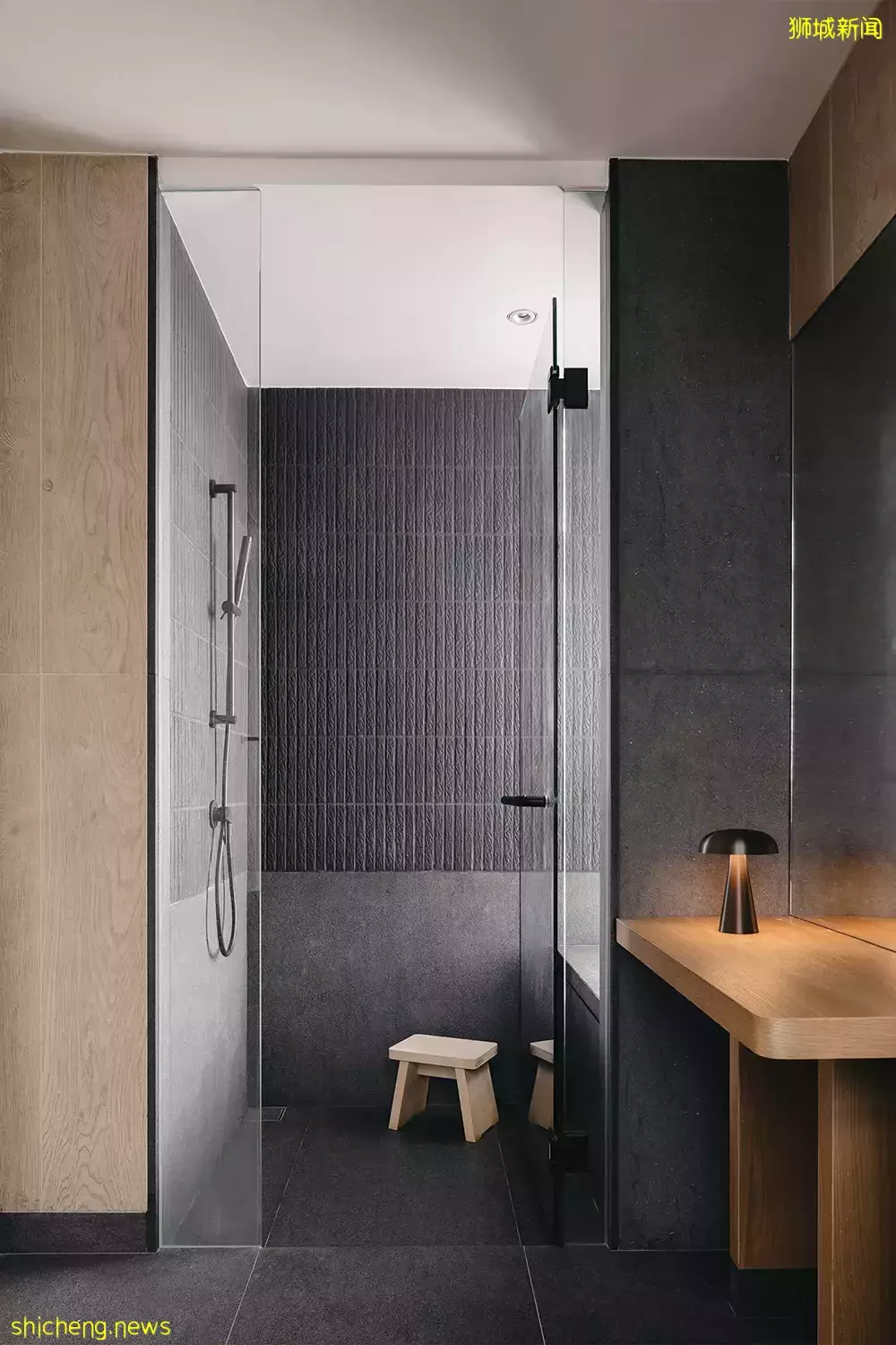 新加坡Soleil公寓，原木色帶來的禅意，​Monocot Studio