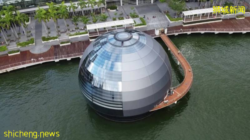 搶先看!新加坡第三家蘋果店竟開在水上!外形酷炫已刷屏