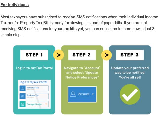 敲黑板!新加坡稅務局將從今年5月起用電子通知取代紙質通知