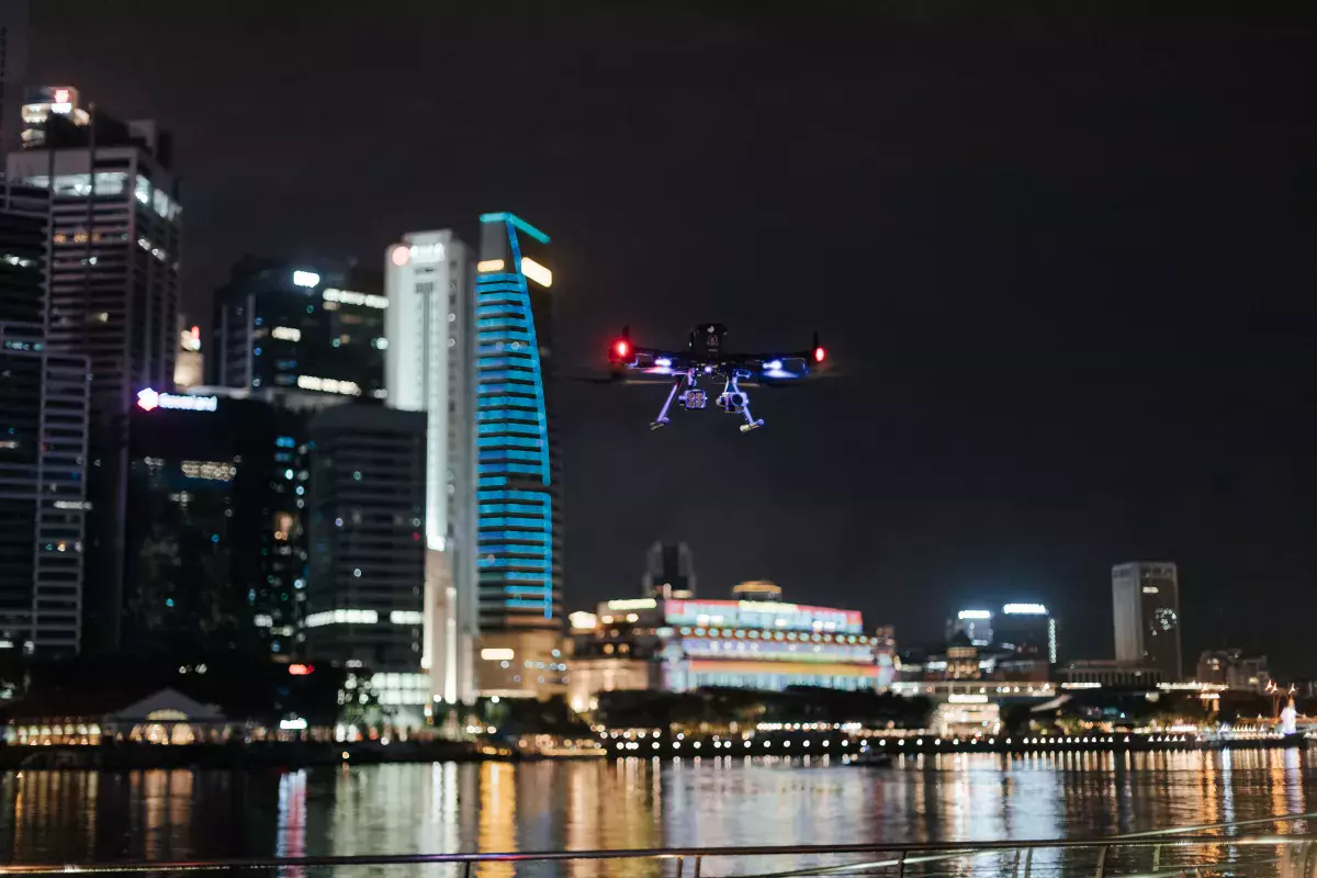 充当空中眼线助执勤 警方无人机多次奏功