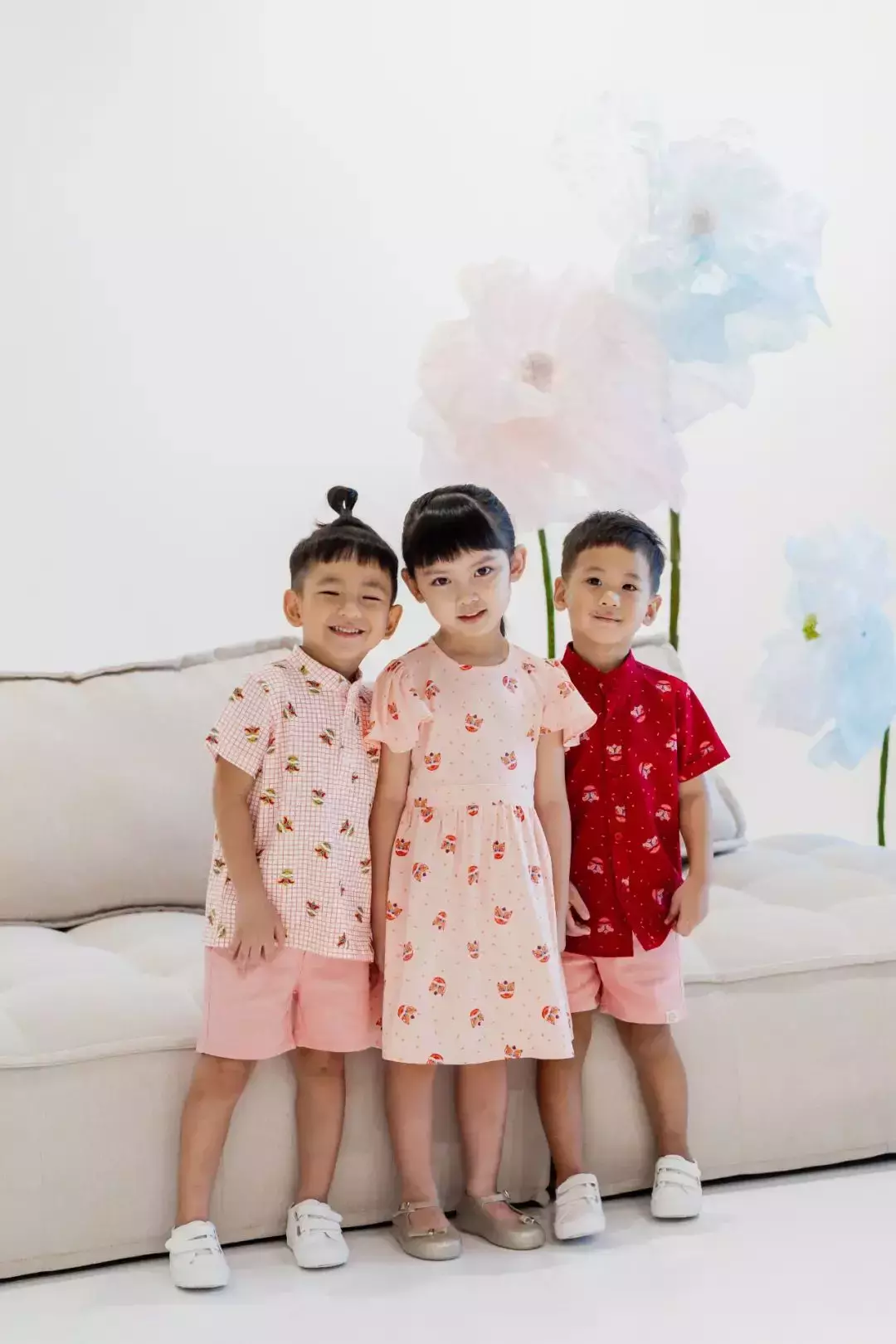 我们挖到了新加坡宝藏童装品牌,新年亲子装穿出了明星的感觉