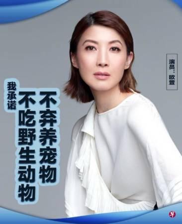 ◤武汉肺炎◢欧萱任中国“战疫宣传大使” 自我隔离14天已出关