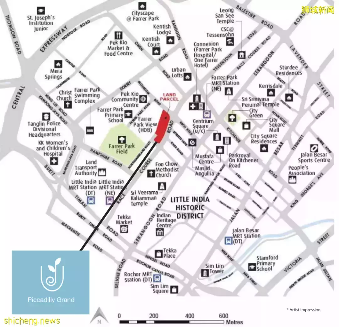 新加坡買房 Piccadilly Grand 稀缺近市區 花拉公園地鐵口 2022性價比之王