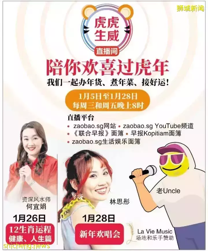 新加坡不可以办大型年货市场?网上夜市更好玩