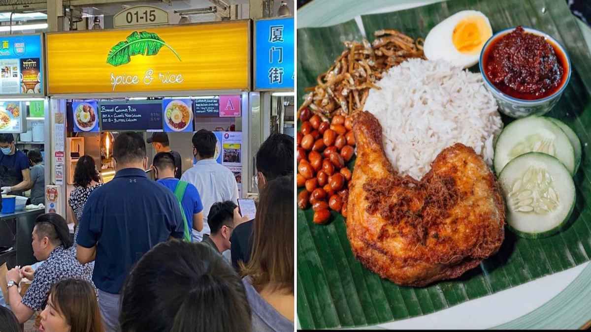 从金融业到开自己摊位贩售椰浆饭，网友问“小贩也要高学历了吗？”