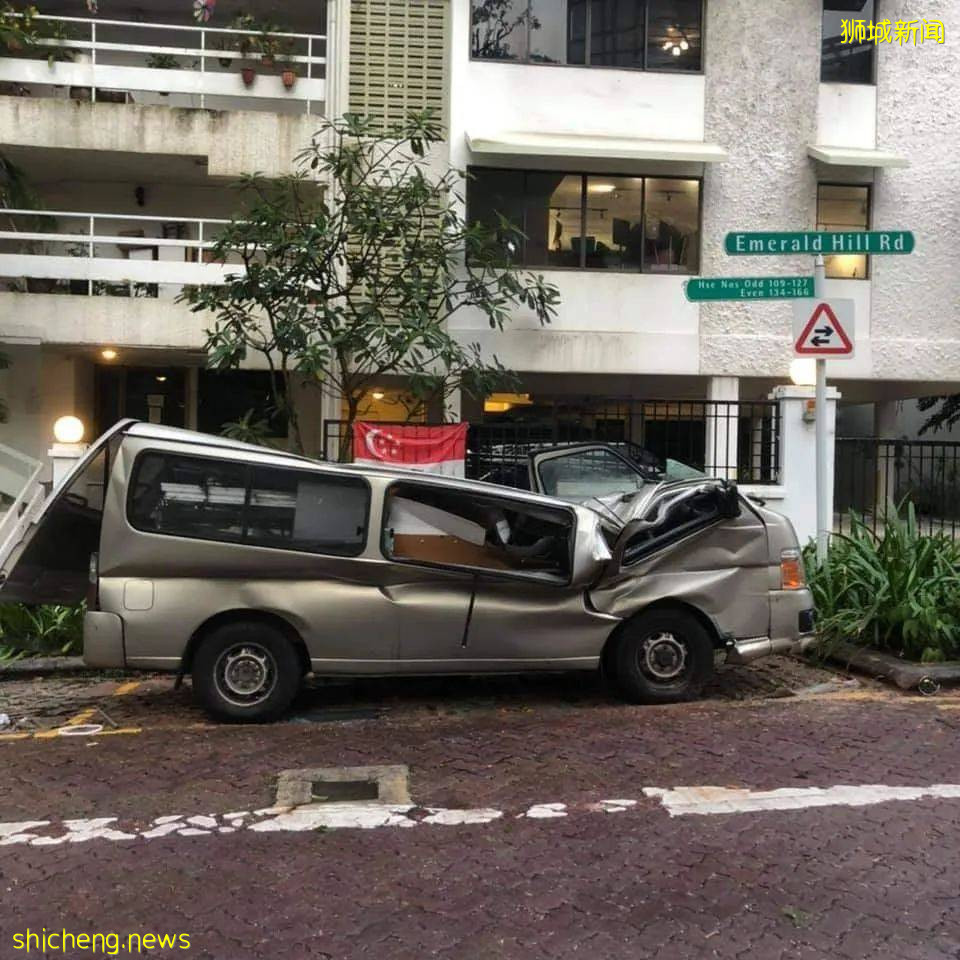 一片狼藉！新加坡屋檐半夜突然大面積坍塌