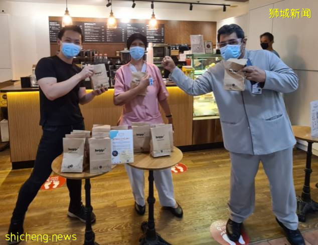 爱心咖啡和糕点1000份免费送，为一线医护人员加油打气