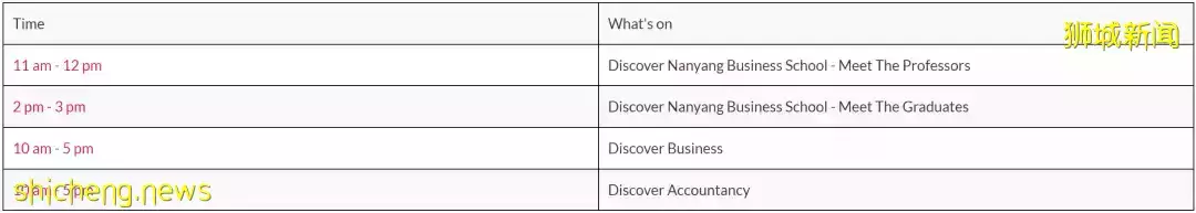 南洋理工大學線上校園開放日就在今天