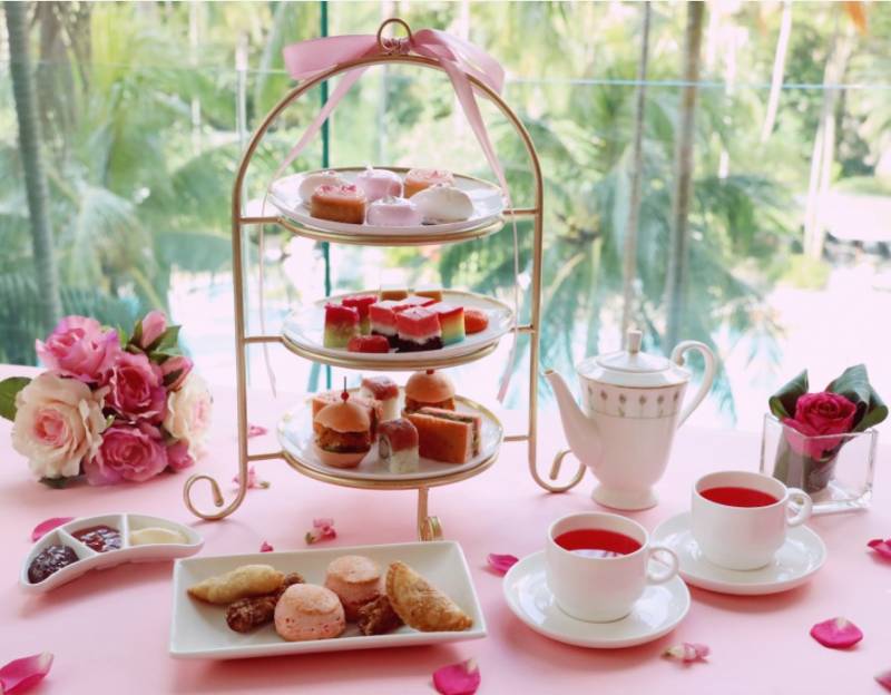 满满少女心！新加坡香格里拉联手雅诗兰黛推出超高逼格下午茶！双人份只要S$42++！还能为公益事业做贡献哦