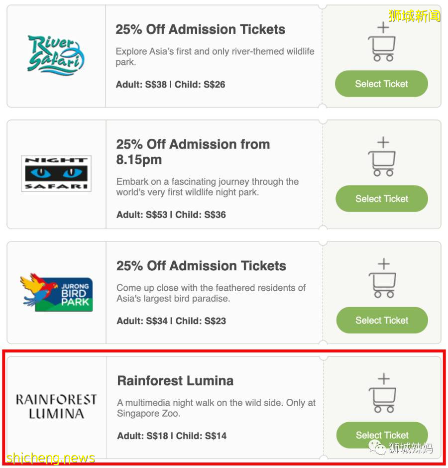 低至S$8！就3天！新加坡動物園“幻光雨林之夜”強勢回歸，亞洲第一夜遊體驗