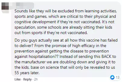 陈振声:儿童版辉瑞下周将运抵新加坡!家长问为什么不选科兴