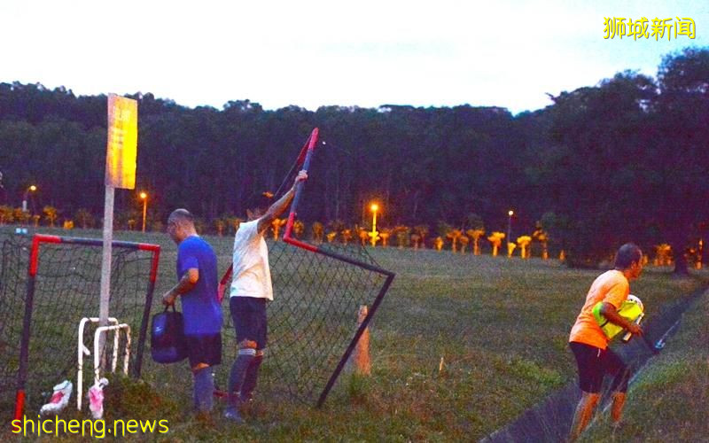 16人自带龙门踢球 称已接种疫苗不担心