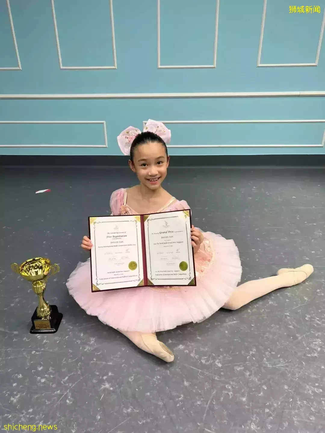 这位中国新移民的孩子,9岁拿世界芭蕾冠军!在新加坡她一路经历了什么