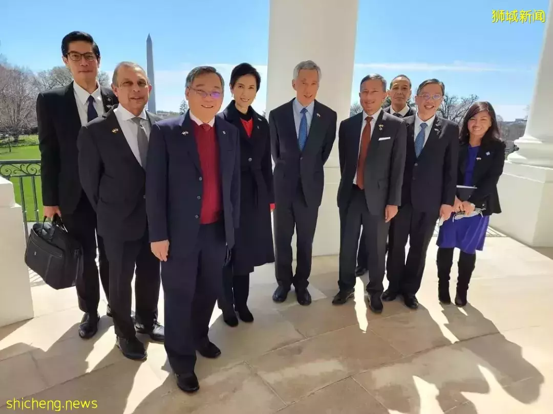 新加坡总理李显龙出访美国!打卡樱花树、白宫、还聊了这些
