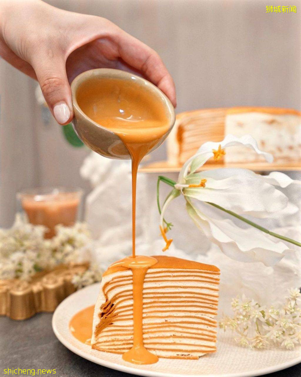 甜食时间到🔛盘点新加坡千层蛋糕😋柔韧饼皮+细腻奶油🍰层层叠加、好料层层