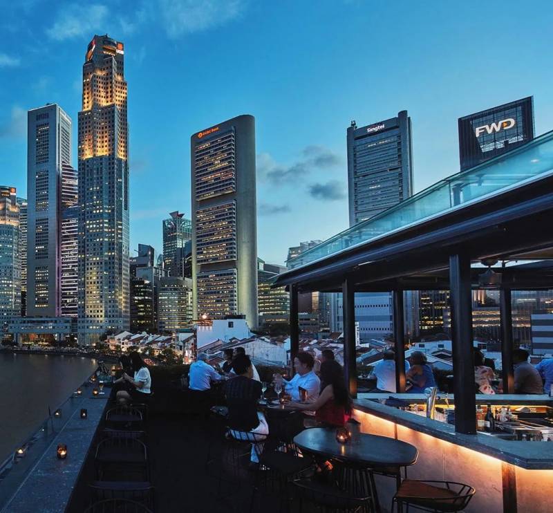 新加坡Roof Bar第二彈,共赴日落時分的雲端約會