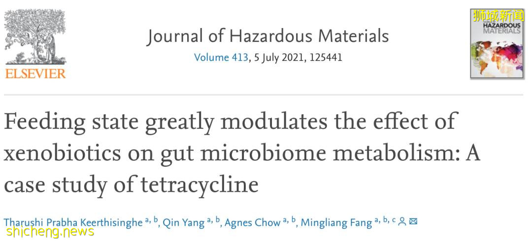 NTU最新研究告诉你，常用抗生素会有什么影响